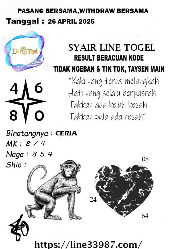 SYAIR TANGGAL 26 APRIL 2025