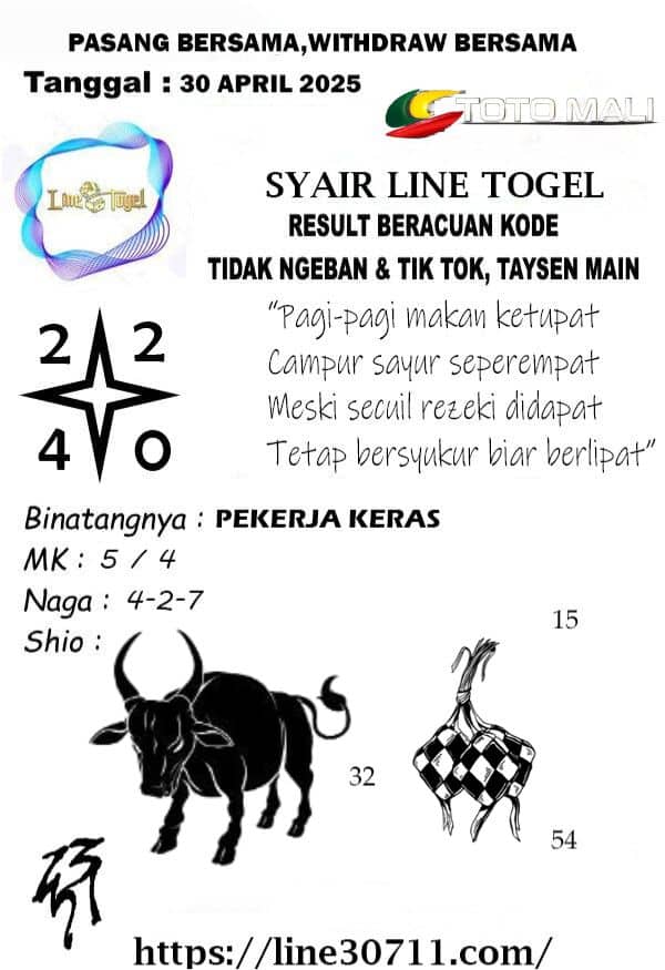 SYAIR TANGGAL 30 APRIL 2025